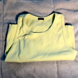 light green ruffle brandy tank! 💚💚